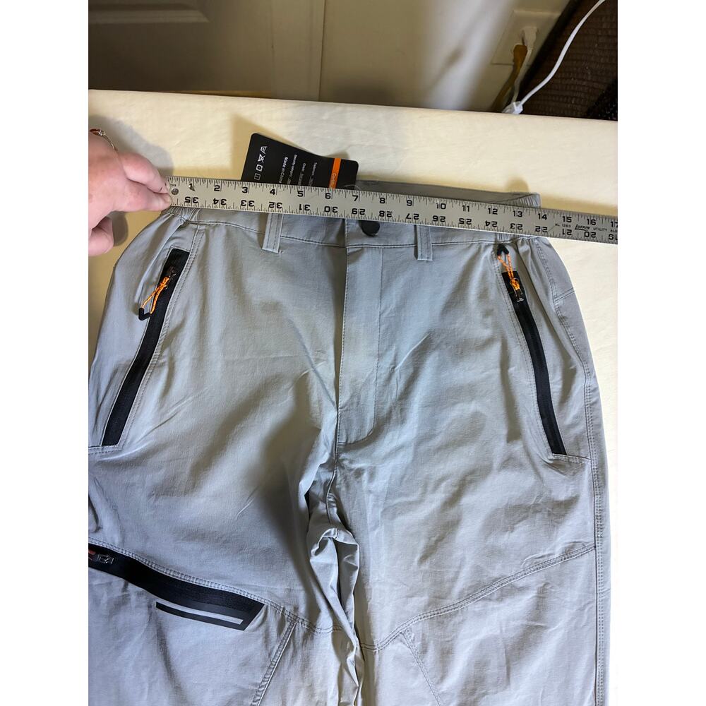 TacVasen Tactical Pants Mens 30 Gray Hiking Outdoor Zip Pocket Lightweight NWT